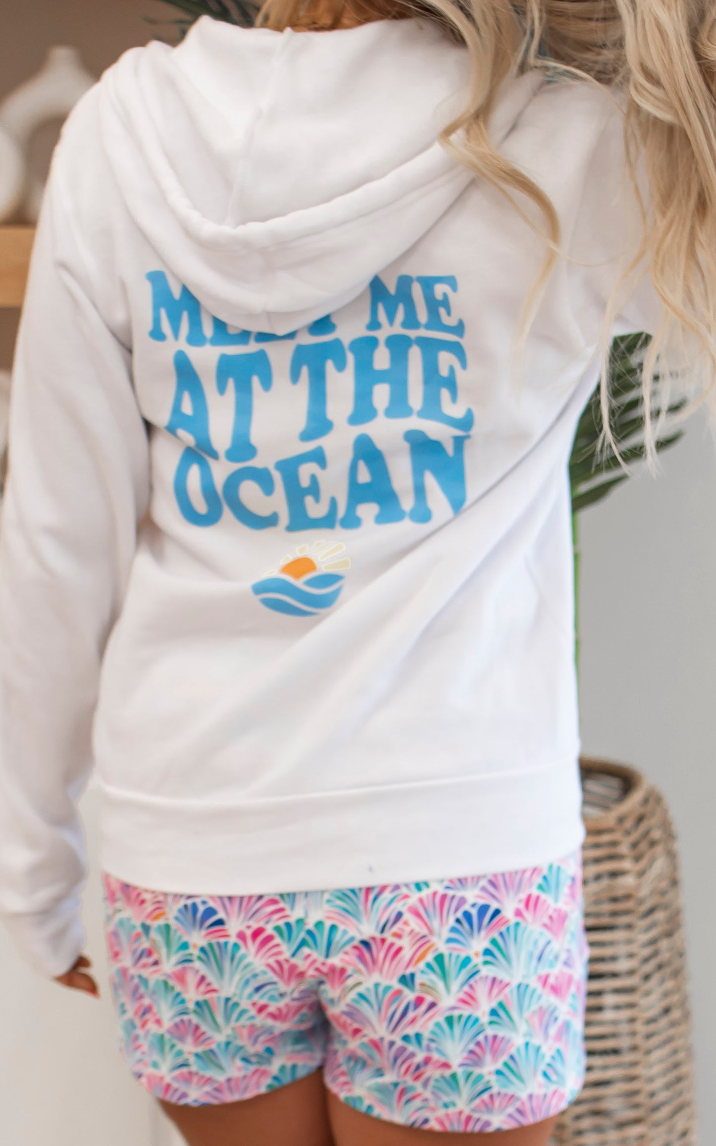 Meet Me At the Ocean Full-Zip Hoodie