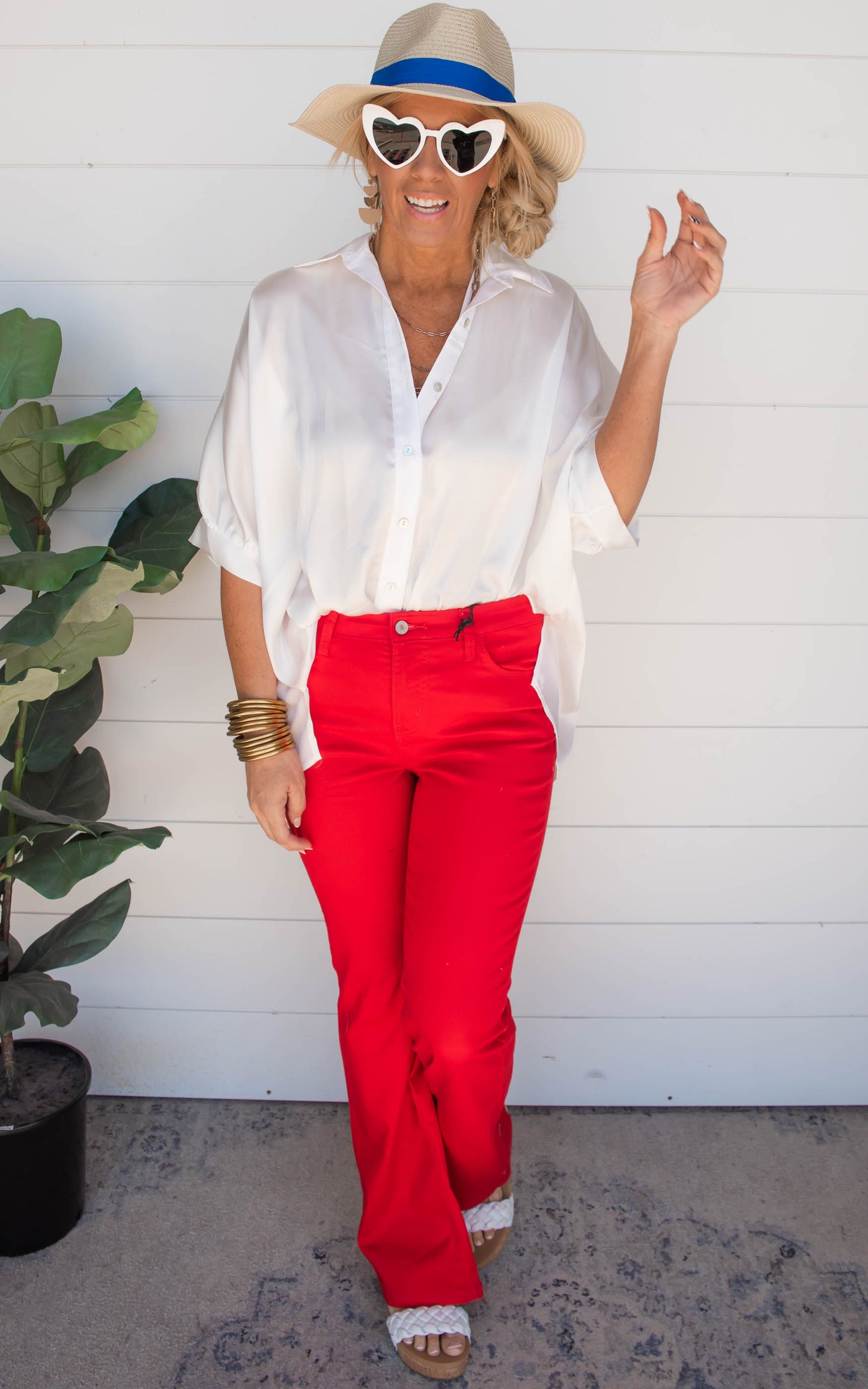 OVERSIZED WHITE BLOUSE 