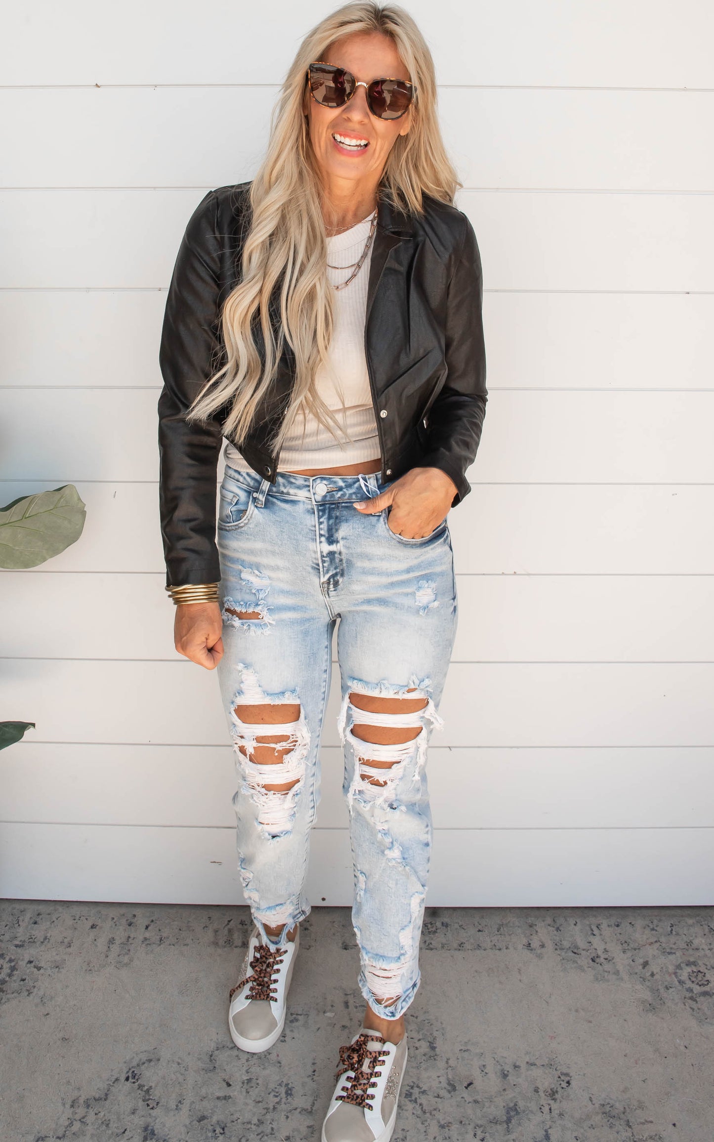 High-Rise Boyfriend Jeans | RISEN 