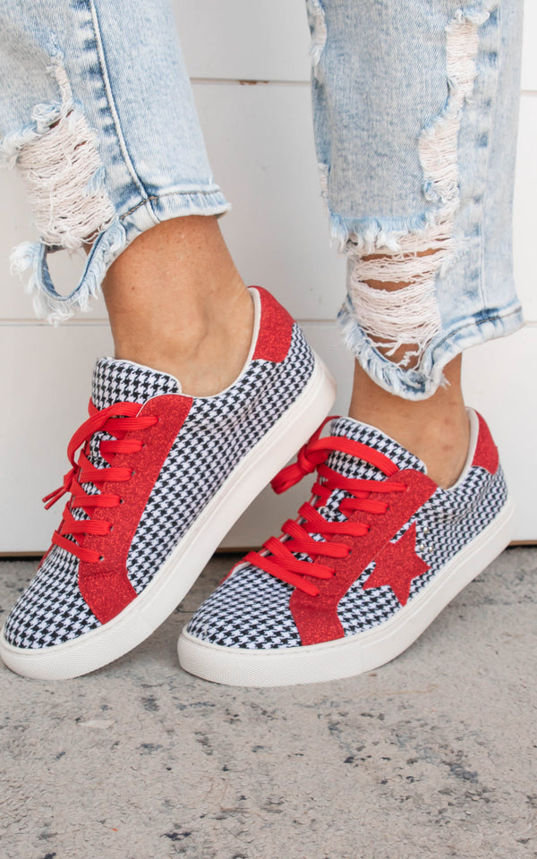 Corky's Game Day Houndstooth Sneaker