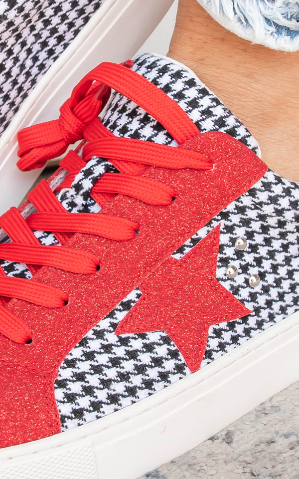 Corky's Game Day Houndstooth Sneaker