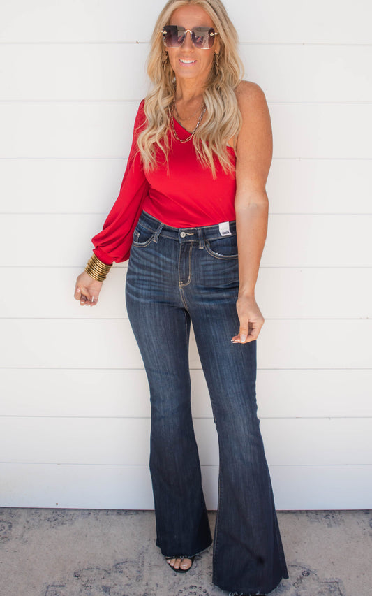 RED BODYSUIT 