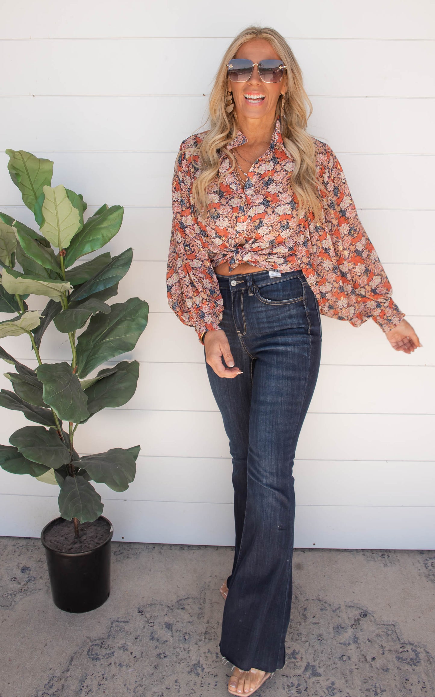 TERRACOTTA BLOUSE 