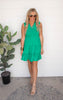 green summer dress