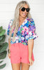 Never Goes out of Season Floral Boxy Top