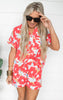 Floral Pajama Short Set