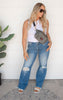 risen wide leg jeans