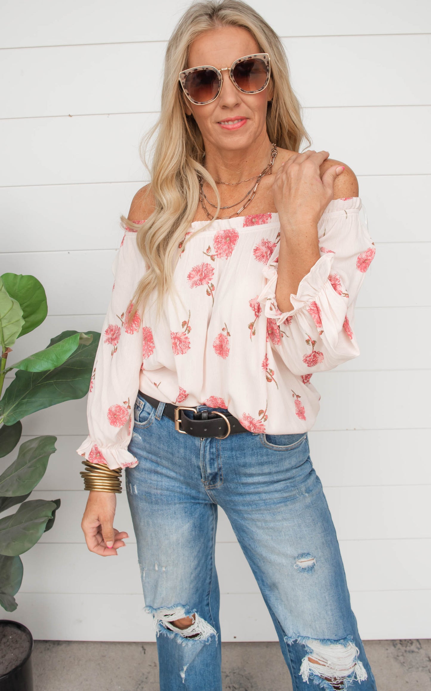 Don't Wait Another Minute Off Shoulder Blouse | FINAL SALE