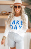 Lake Day Fleece Slouchy - White**