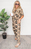 Satin Leopard Pajama Set