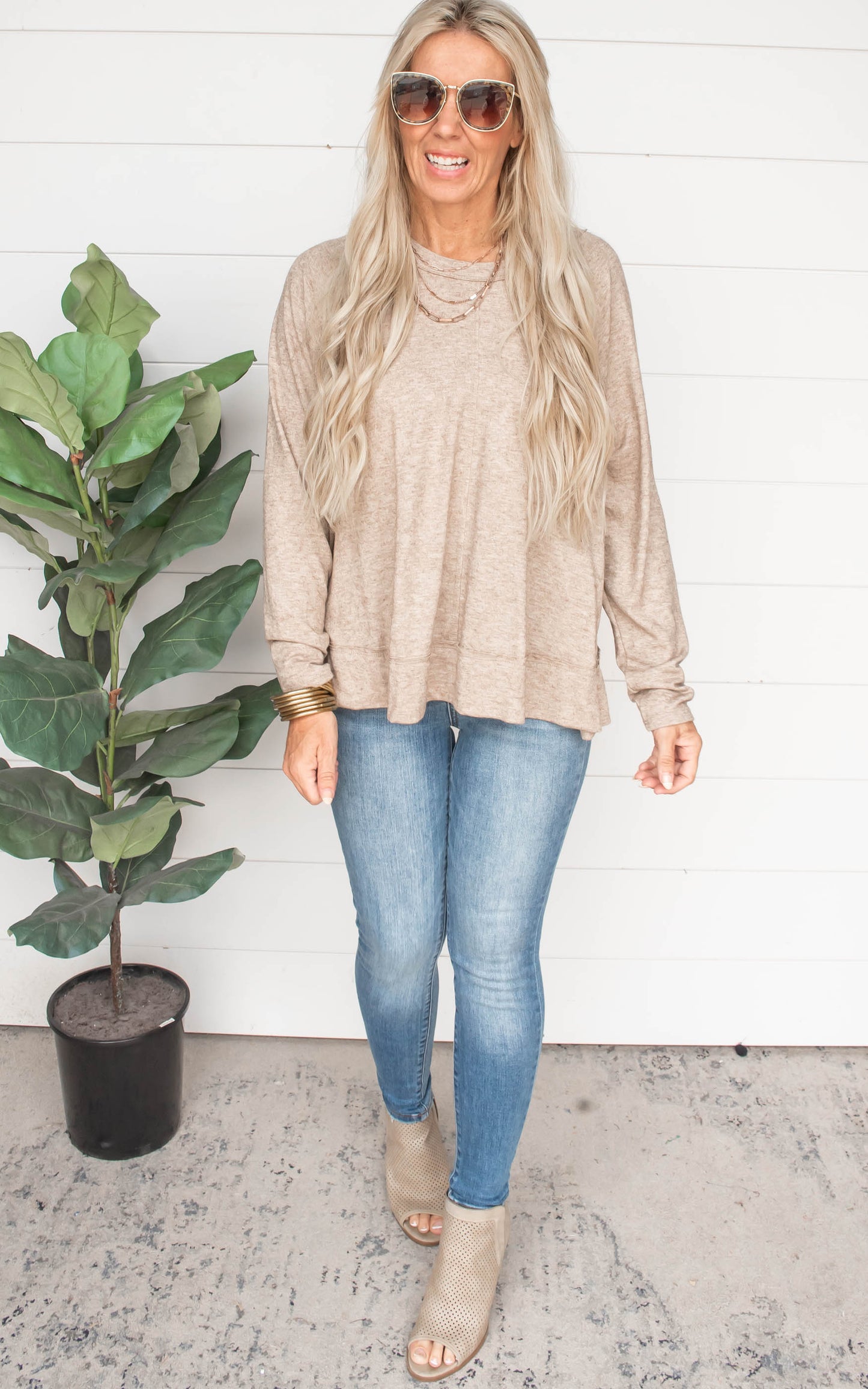 Super Soft Oatmeal Sweater 