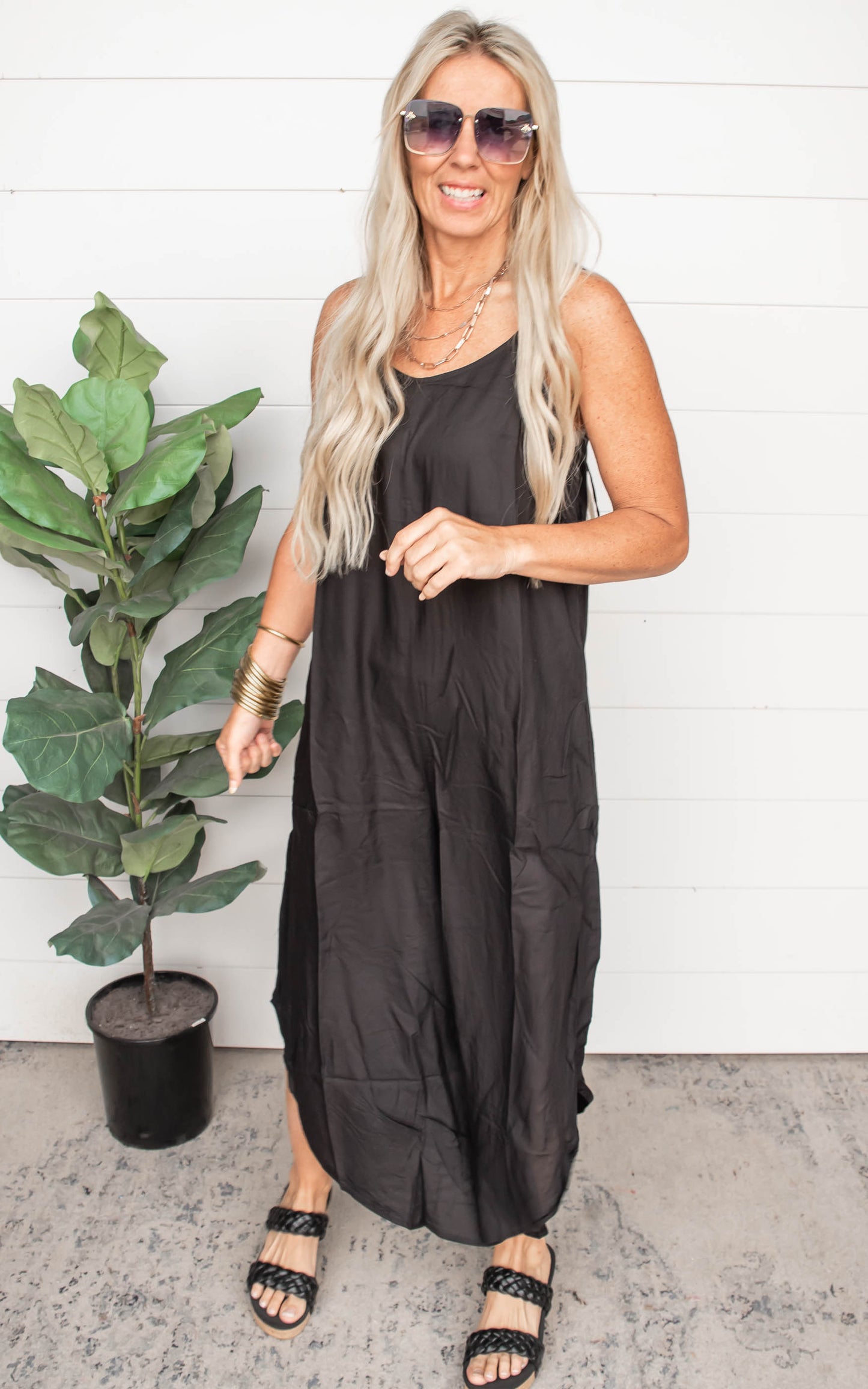 Black Wide Leg Jumpsuit