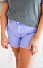 Mid Rise Acid Wash Frayed Cutoff Denim Shorts | Zenana (Part 2) - Final Sale