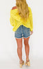 The Charlie High Waist Button Fly Destroy Hi-Lo Cut Hem Denim Shorts (REG/CURVY) | Judy Blue - Final Sale