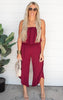 Ready for It Strapless Jumpsuit | Wine