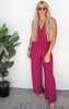 Berry V-Neck Jumpsuit | Gilli