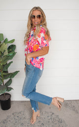 Short Sleeve Top - Pink