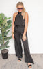 The Maddi X Silky Wide Leg Pants Black