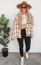 Falling for Plaid Hi Low Shacket