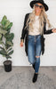 Brushed Knit Long Cardigan - Final Sale