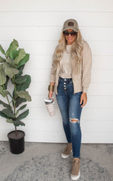 Fleece Hoodie Jacket | Mono B