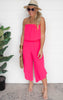 Ready for It Strapless Jumpsuit | Hot Pink