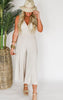 Surplice Neckline Sleeveless Jumpsuit