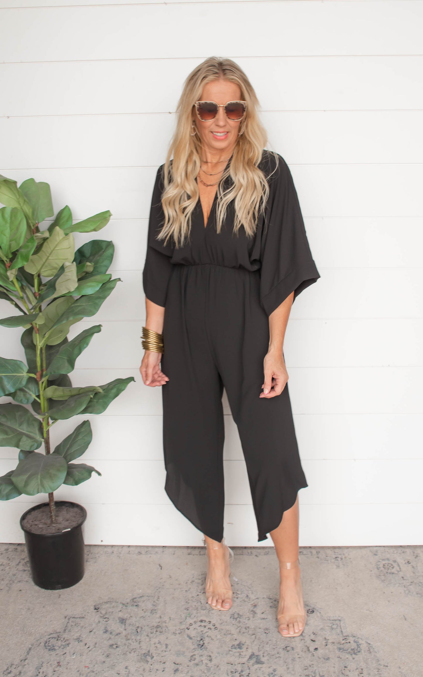 Kimono Jumpsuit | Black