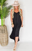 Woven Crinkle Cami Maxi Dress