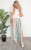 Take a Walk w/ Me Striped Pants | White Birch | FINAL SALE