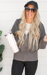 Fleece Hoodie Jacket | Mono B
