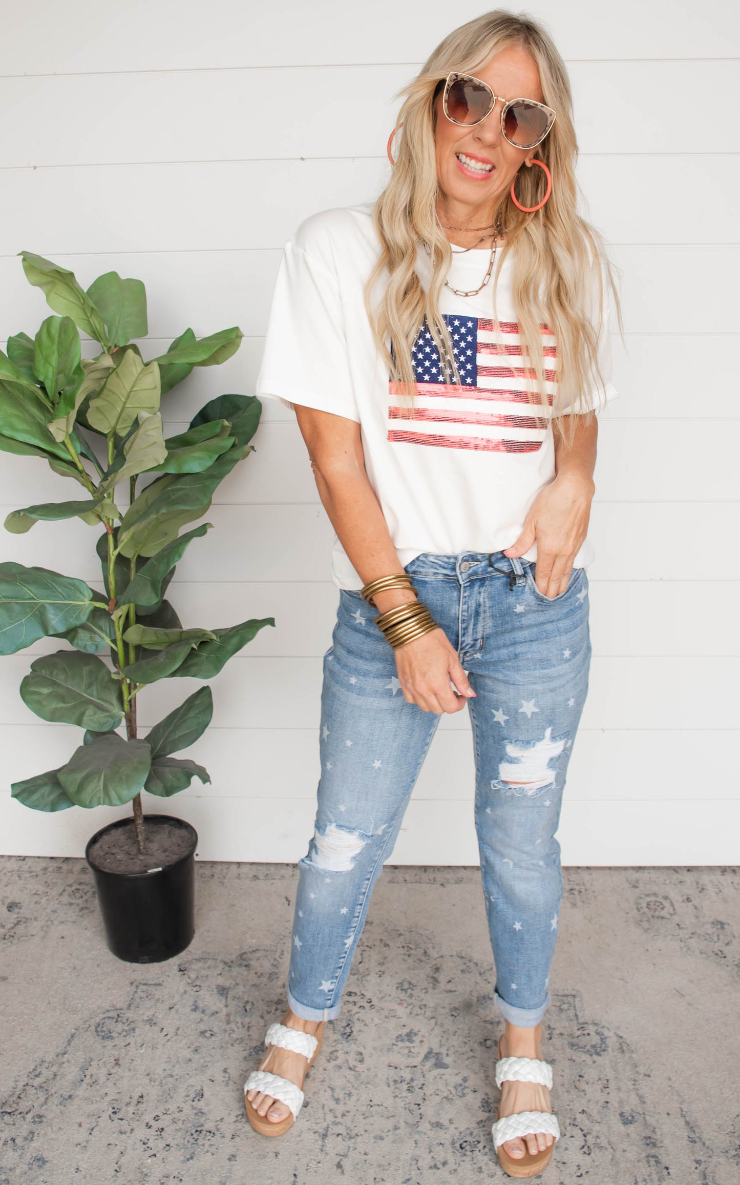 Star Crossed Destroy & Roll Cuff Boyfriend Denim Jeans