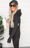 Boxy Active Essential Hoodie Pullover with Thumb Holes | MONO B - Final Sale