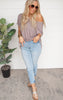 Everyday Casual Washed Knit Top