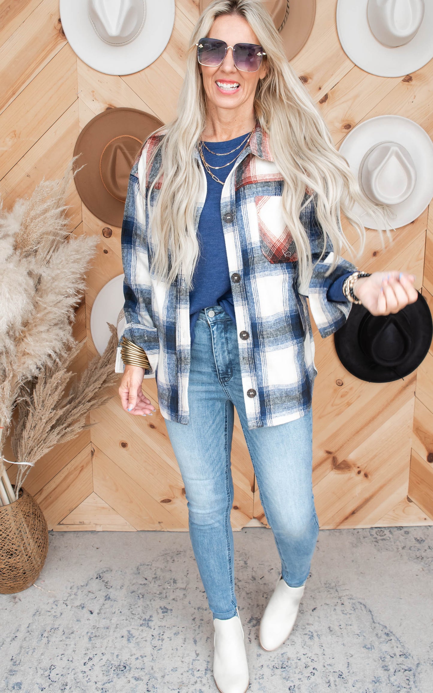 Yellowstone Oversized Plaid Shacket