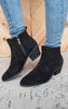 Corkys Potion Black Suede Booties