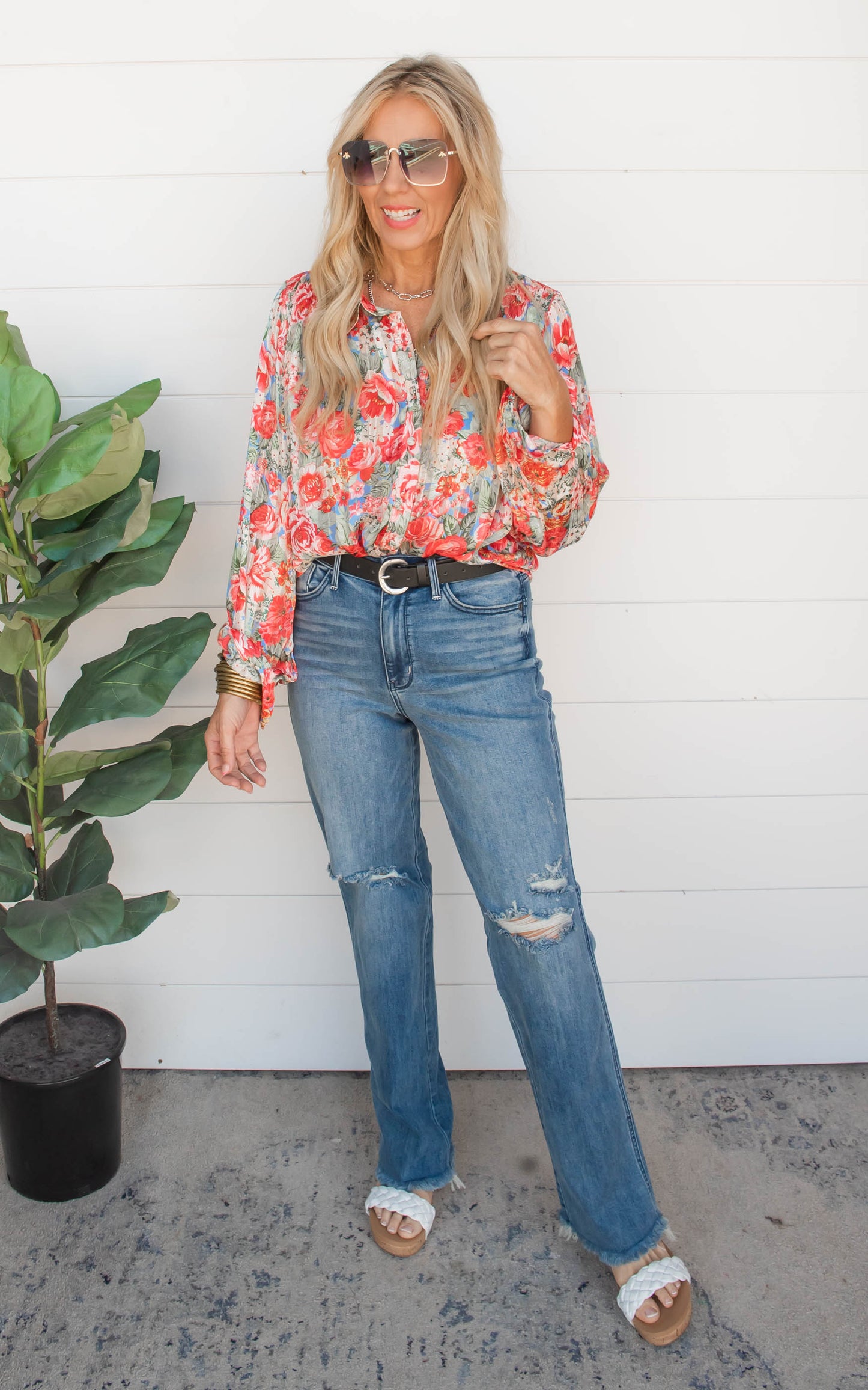 FLORAL BLOUSE 