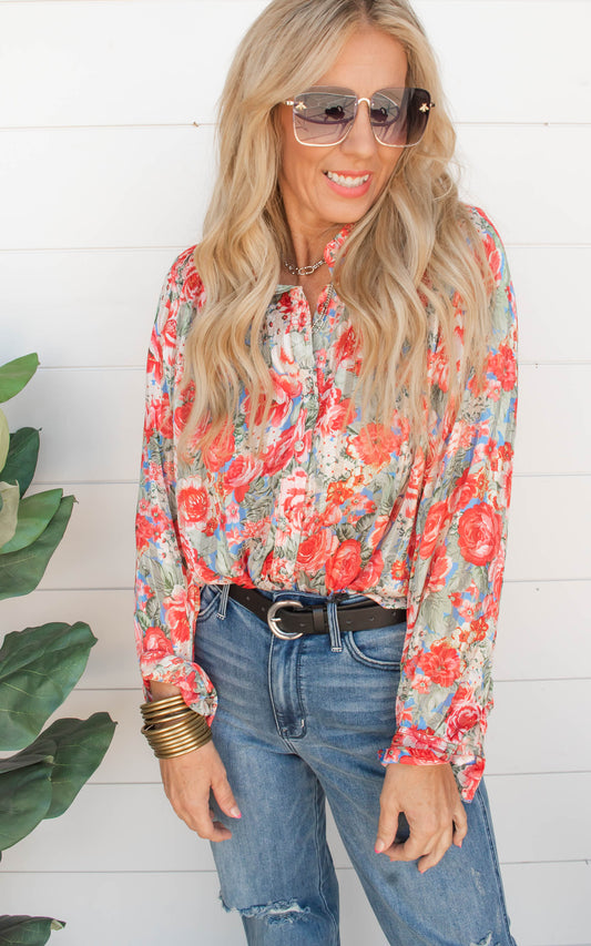 Wonderland Floral Blouse