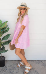 Pink Stripe Dress | Umgee