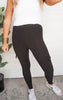 black cargo leggings