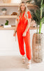 Airflow Front Zip Closure Jumpsuit - Final Sale