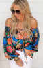 Be Bold Floral Off the Shoulder Top