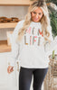 MOM LIFE Graphic Crewneck Sweatshirt