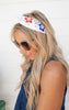 PATRIOTIC Knotted Headband with Jewels | FINAL SALE