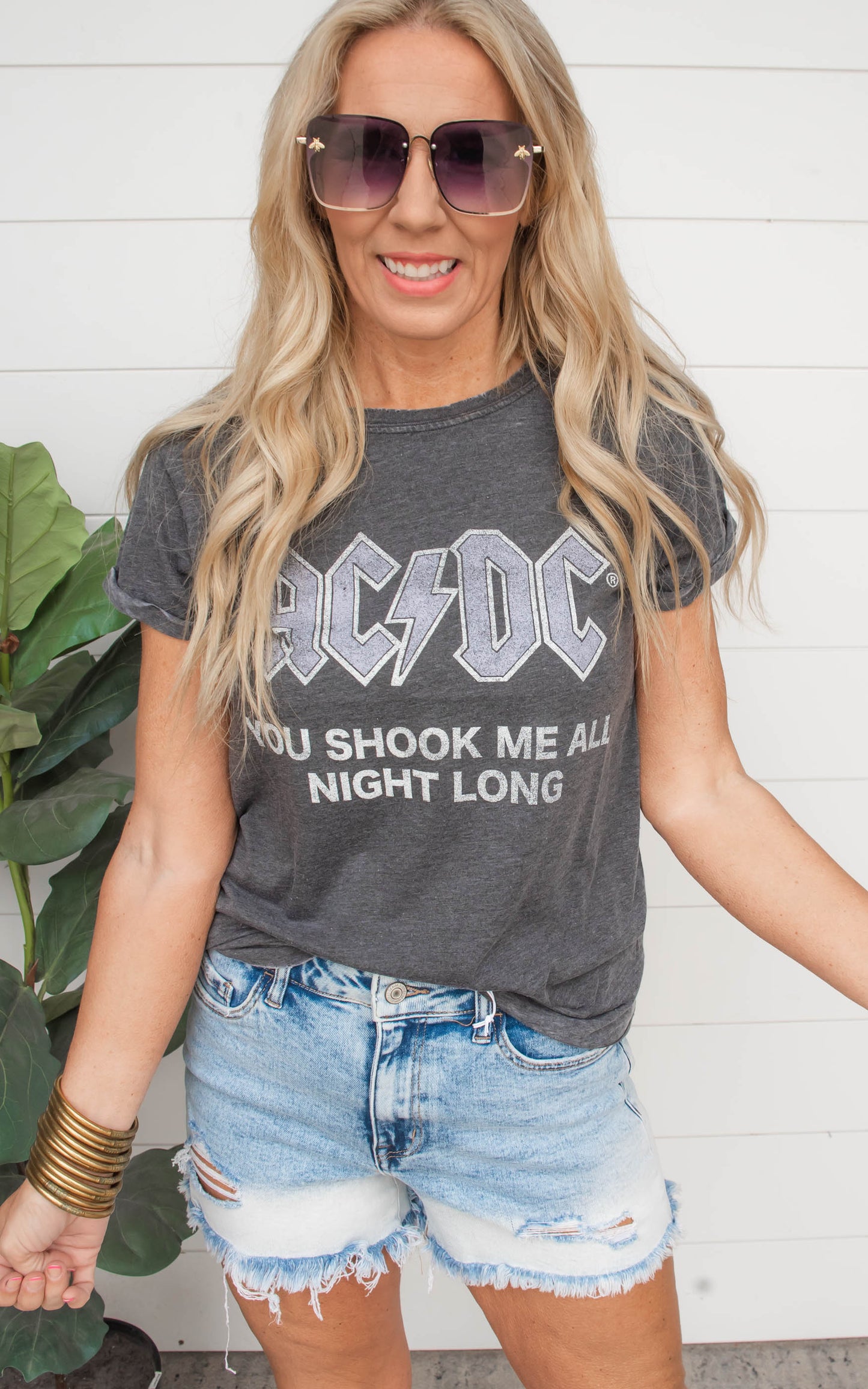 AC/DC Have a Drink On Me Burnout Tee