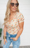 Time To Start Sweetheart Floral Top