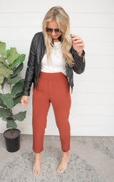 Pull-On Ponte Dress Pants | FINAL SALE