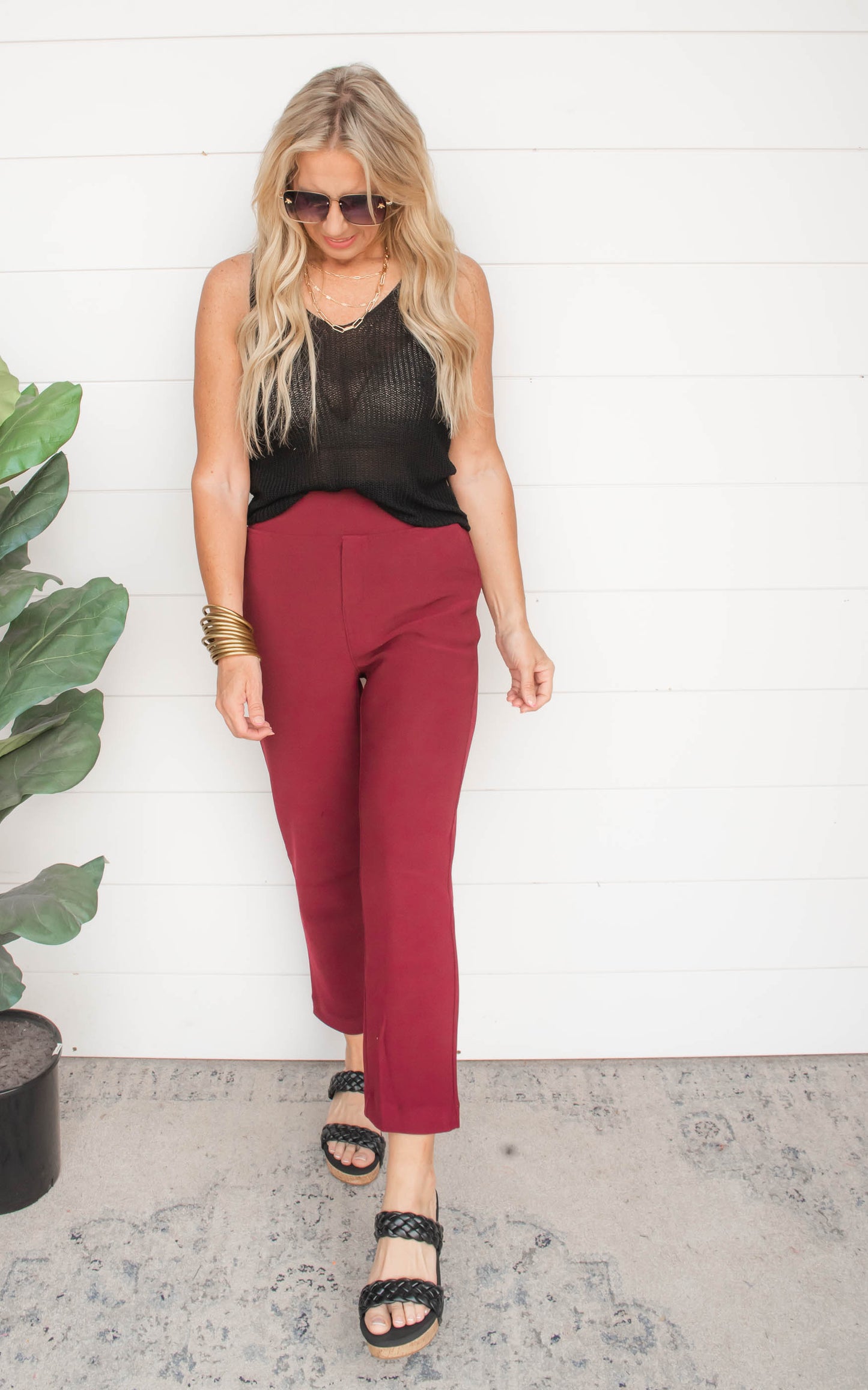 Pull-On Ponte Dress Pants | FINAL SALE