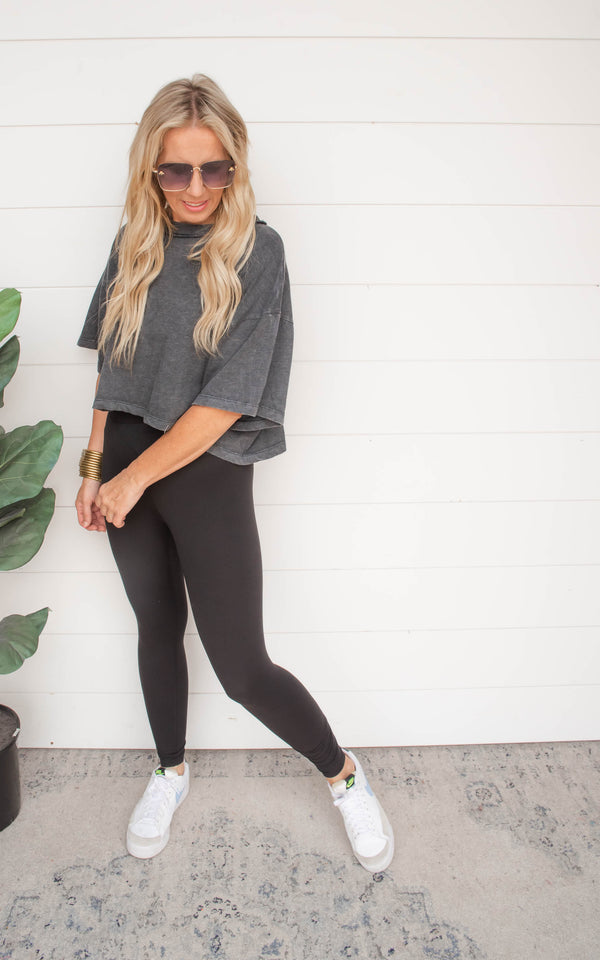 Rae Mode Leggings with Side Pocket-Code Blue – Adrians Boutique