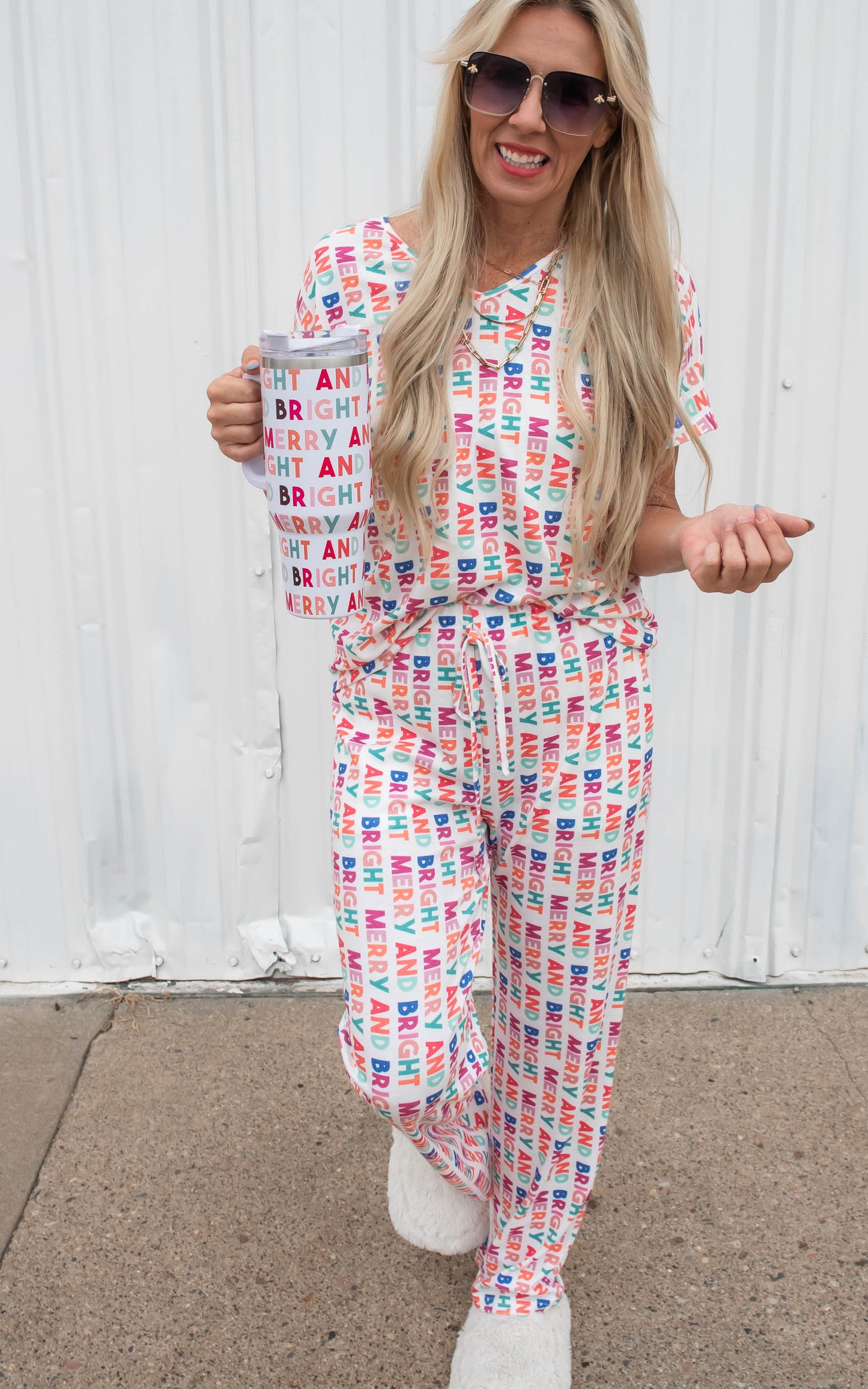 Merry & Bright Pant Pajamas by Salty Wave 